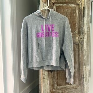 Hard rock casino love greatness hoodie, back says messi 10